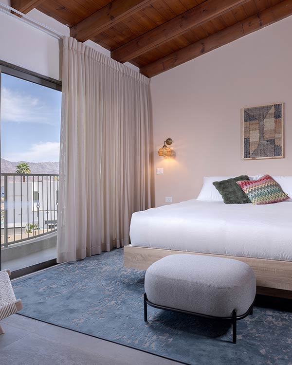 חדר לדוגמה בוילת אירוח